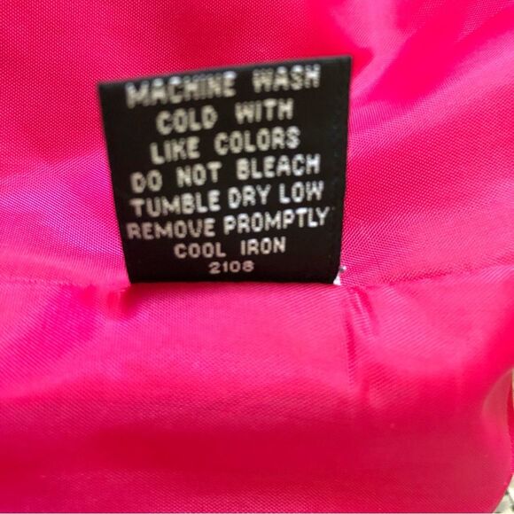 RAFAELLA WOMEN'S JACKET BLAZER SIZE L FUSCHIA COLLARED TWO BUTTONS CLOSURE - Picture 8 of 9